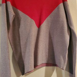 Red and Grey Sweater